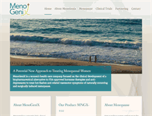 Tablet Screenshot of menogenix.com
